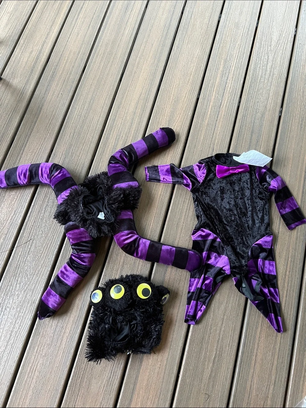 California Costumes Purple and Black Infant Spider Costume 6/12 month